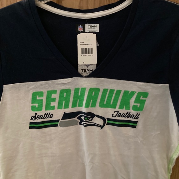 NFL Women’s Seattle Seahawks Short Sleeve Shirt - Picture 2 of 5